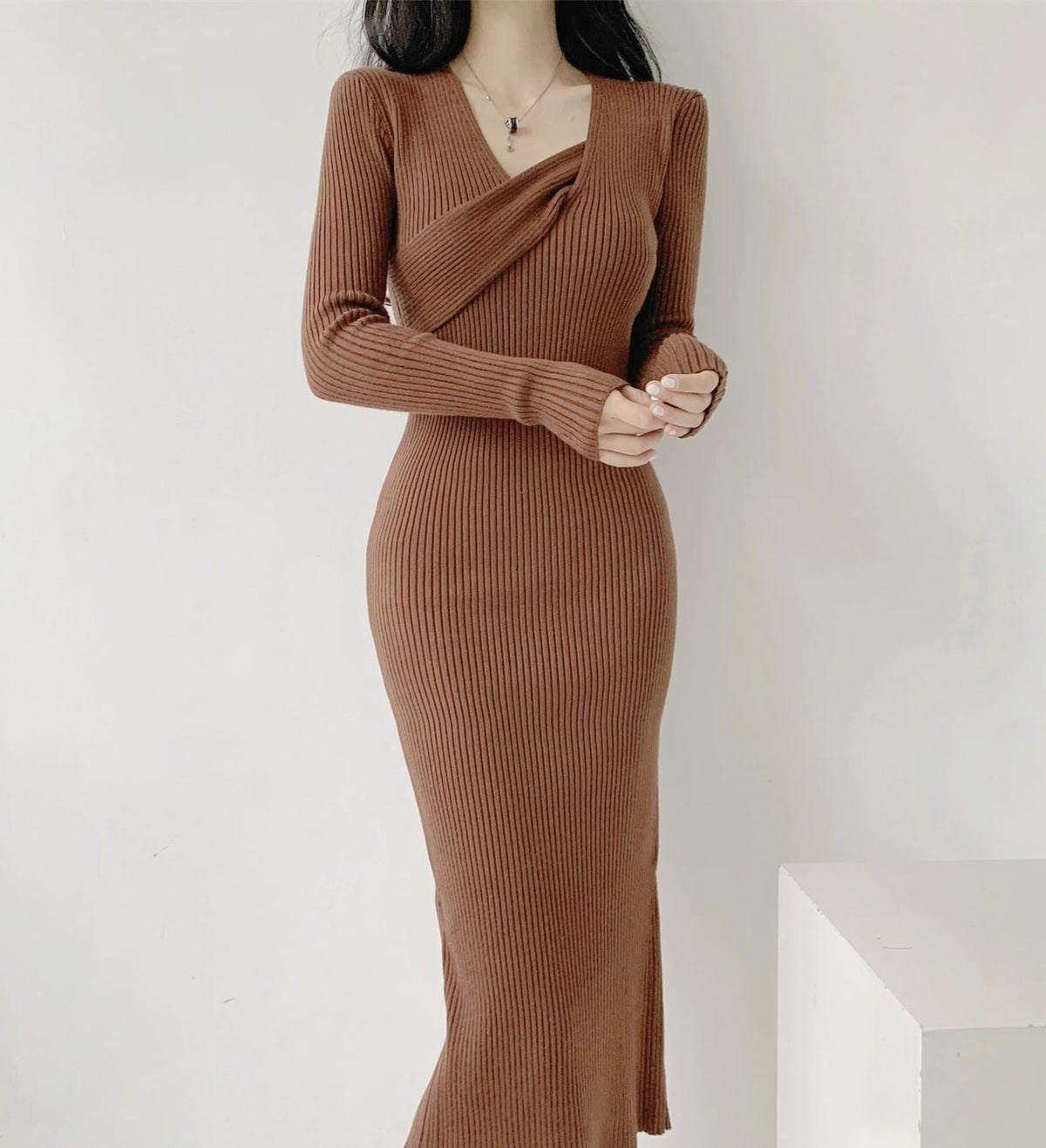 【dress】ニットワンピース　M28068
