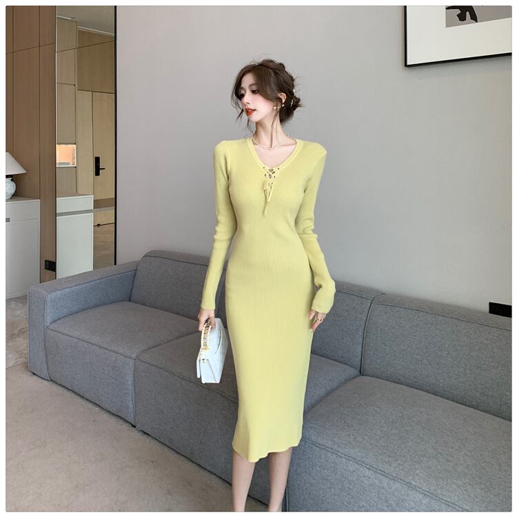 【dress】ニットワンピース　M18562