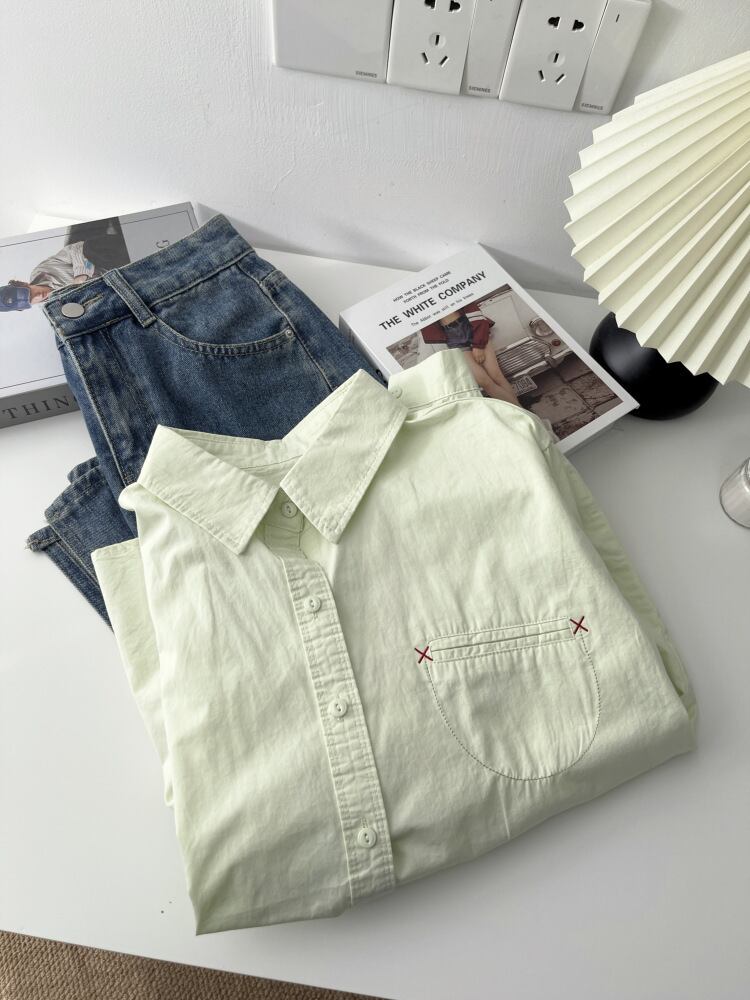 【tops】カラーシャツ　M29921