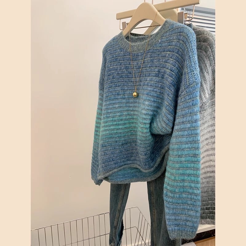 【tops】クルーネックニットセーター　M29292