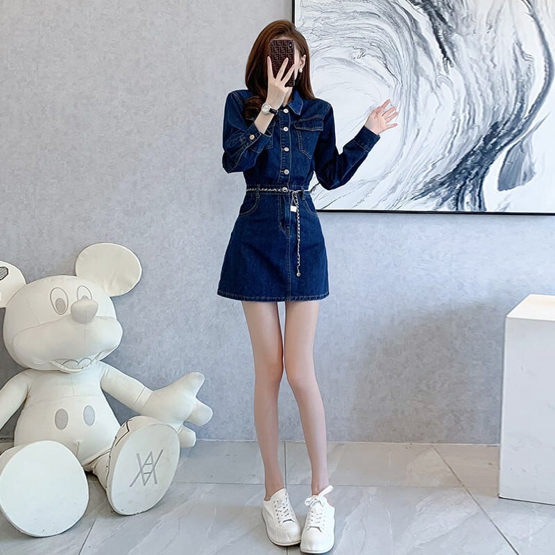 【dress】デニムワンピース　M25741