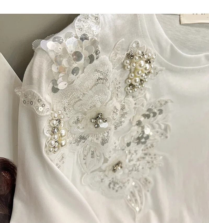 【tops】ラウンドネック半袖ＴシャツF7291