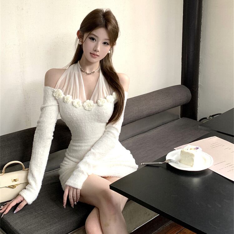 【dress】ホルターネックワンピース　M27481