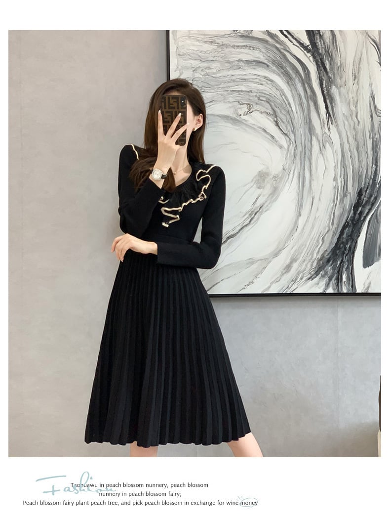 【dress】ニットワンピース　M25500