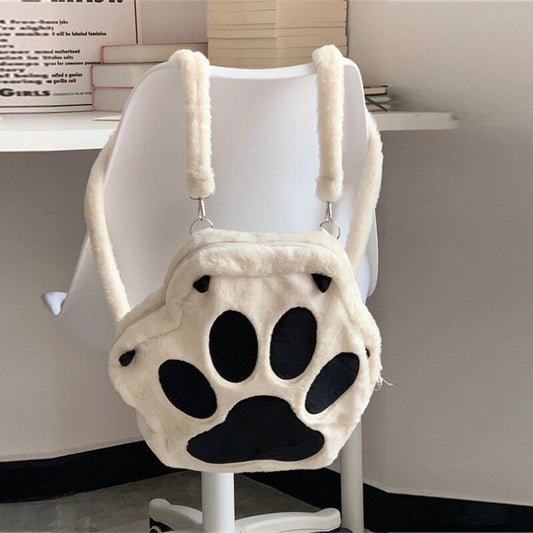 【小物】キュートふわふわリュックバッグG18980