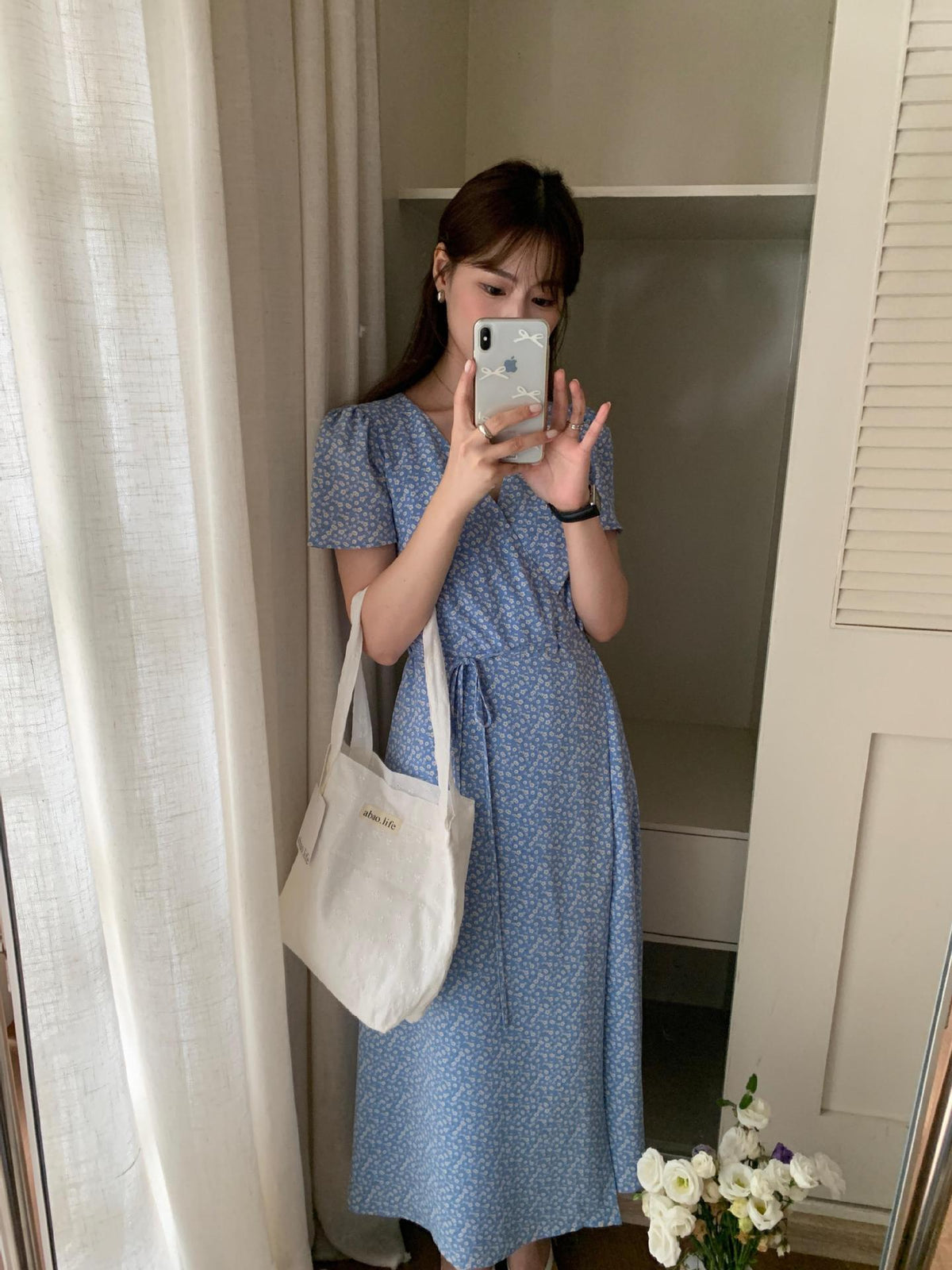 【dress】花柄ワンピース　M24897