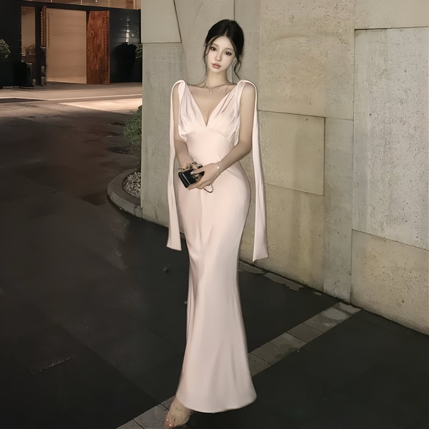 【dress】マーメイドキャミワンピース　M33556
