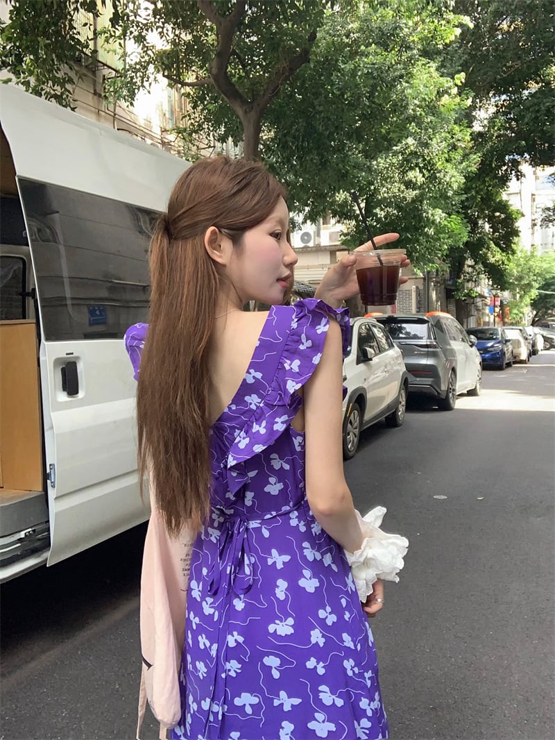 【dress】花柄ワンピース　M24838