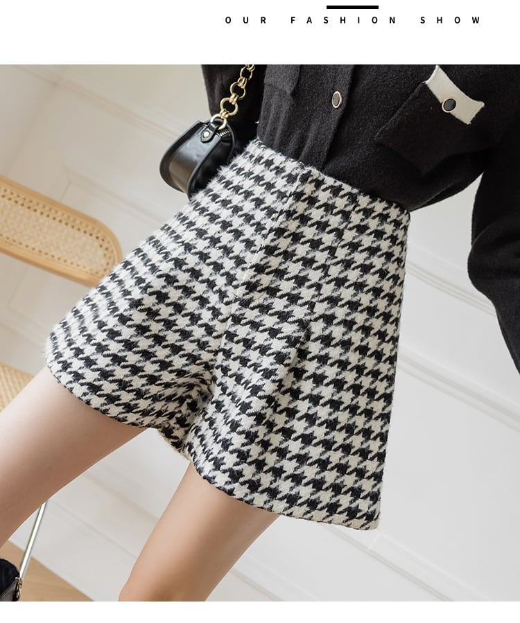 【bottoms】好感度UP!気質満点レトロエレガントルーズ着痩せショートパンツ G3542