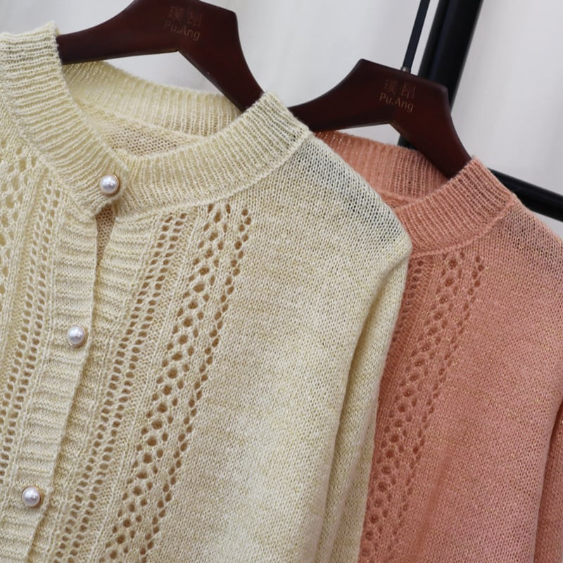 【outer】ニットカーデ　M25738