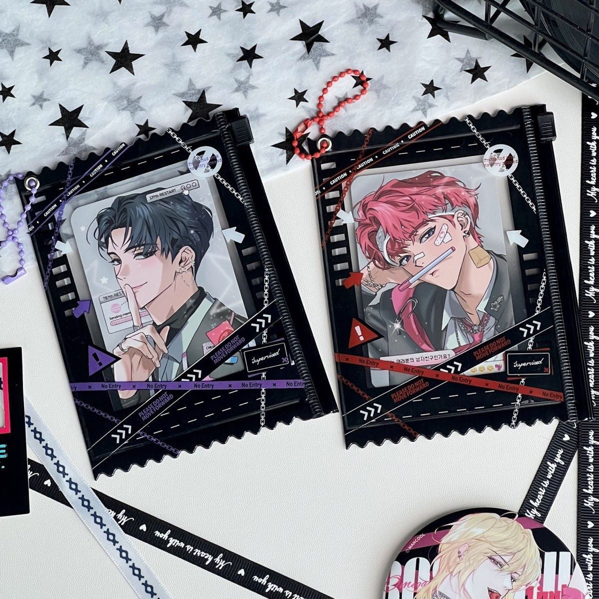 【GOODS】警戒線 PVC 3寸 カードホルダー Q2221