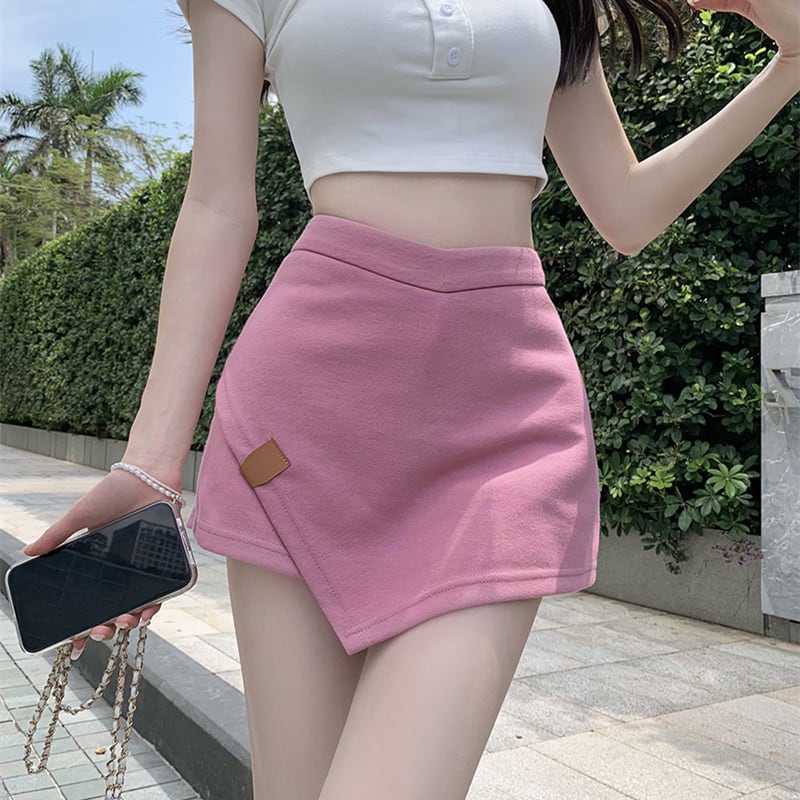 【bottoms】INS風AラインスカートG20182