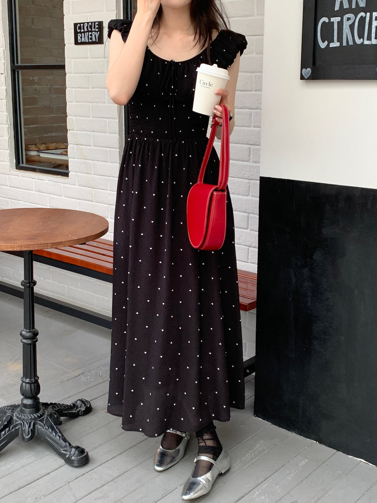 【dress】ハート柄ワンピース　M23885