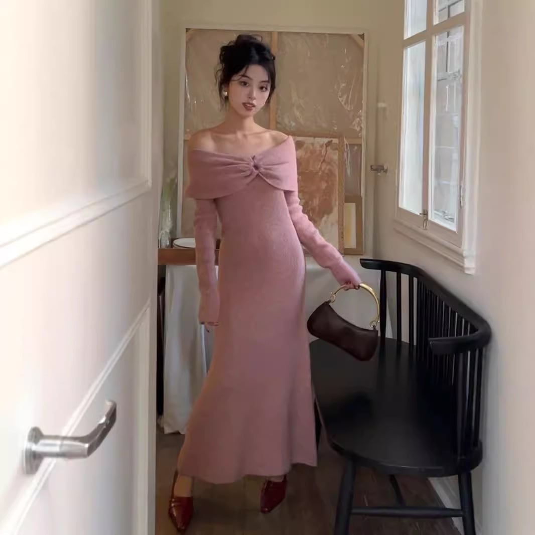 【dress】ニットワンピース　M26068