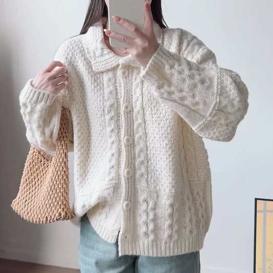 【outer】ニットカーディガン Q7147