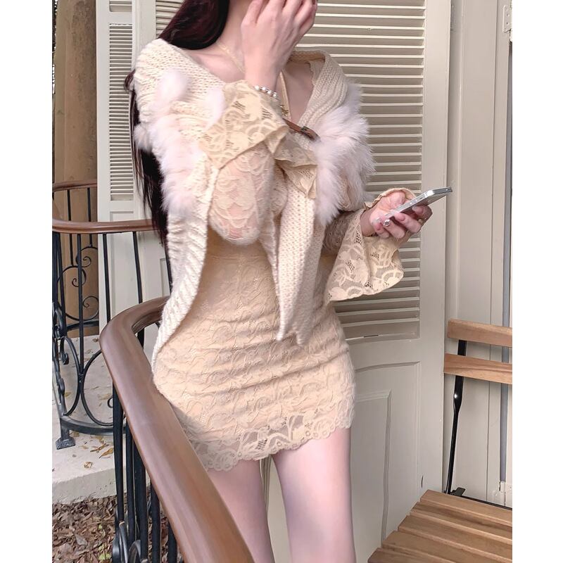 【dress】レースワンピース　M27527
