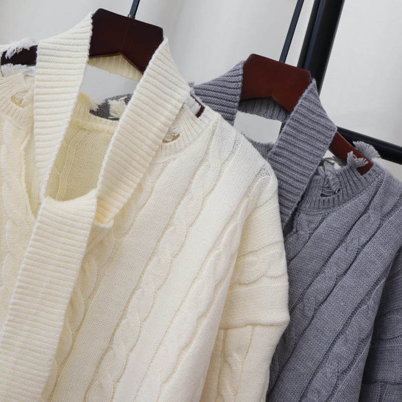 【tops】ニットセーター　M27560
