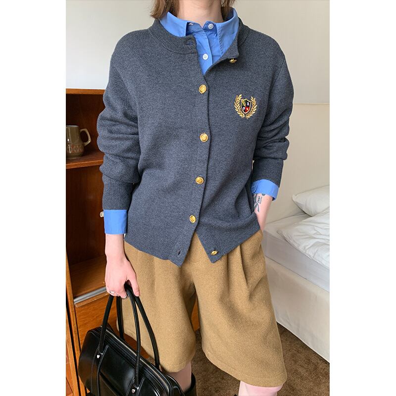 【outer】キャンパスニットカーデ　M27227
