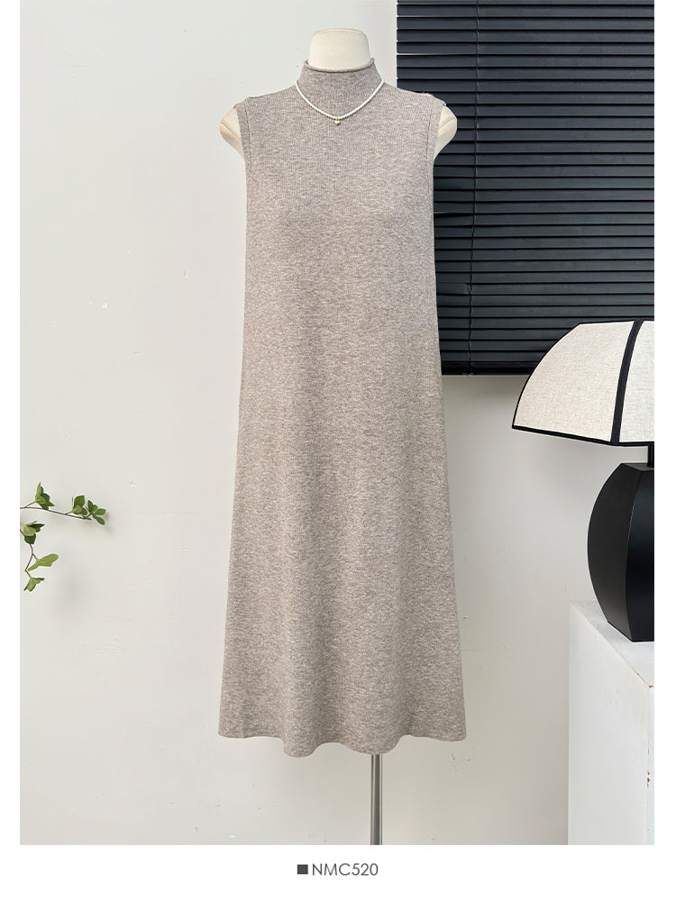 【dress】無地ニットワンピースG23631