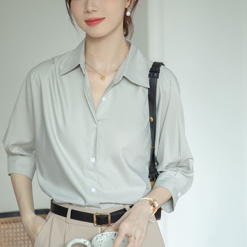 【tops】ファッションデザインブラウスG21074