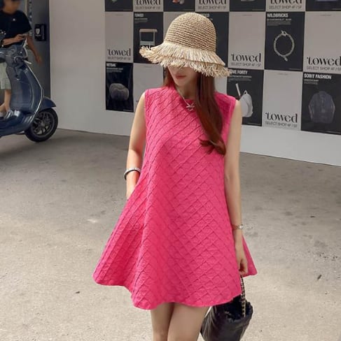 【dress】ノースリーブワンピース　M24028