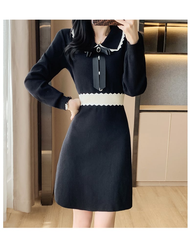 【dress】ニットワンピース　M25512