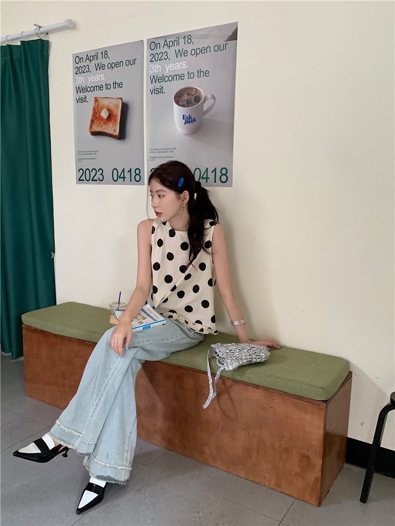 【tops】ノースリーブトップス　M24228