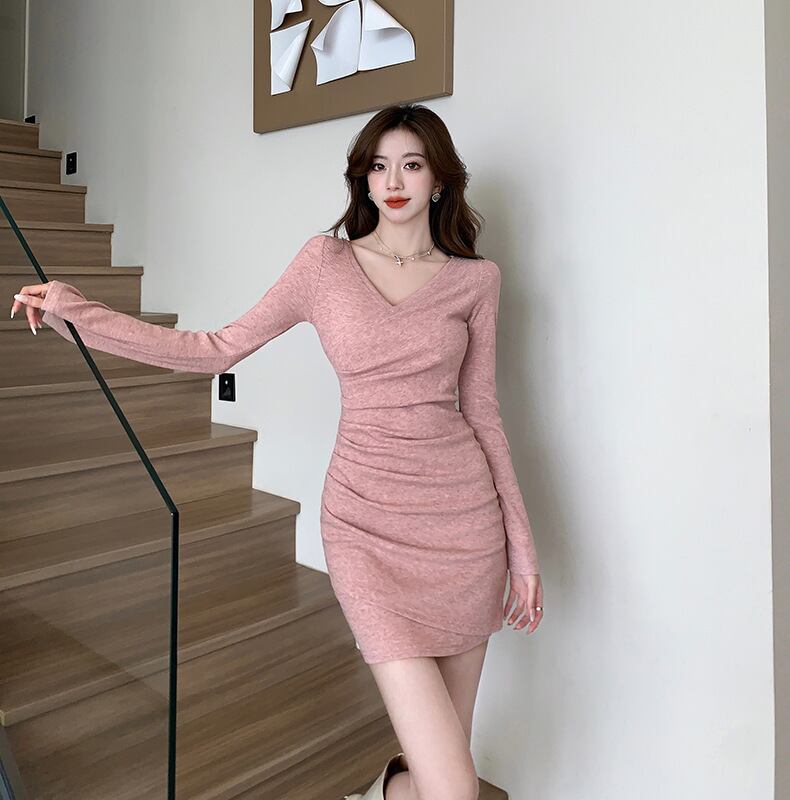 【dress】ニットワンピース　M19051