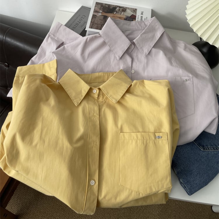 【tops】カラーシャツ　M29894