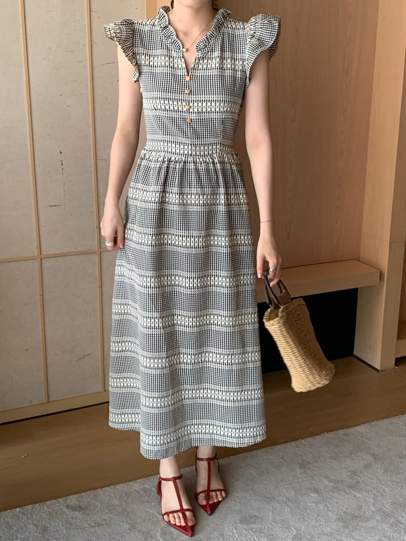 【dress】フリルワンピース　M24461