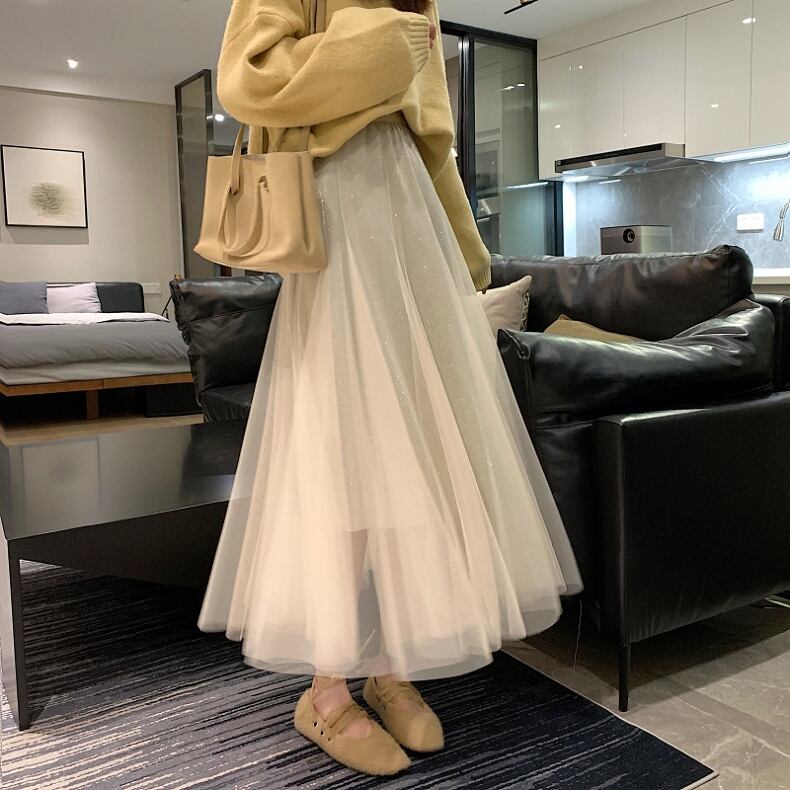 【bottoms】エレガント気質満点レディース存在感アップカジュアルスカート