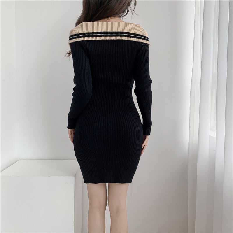【dress】ニットワンピース　M25516