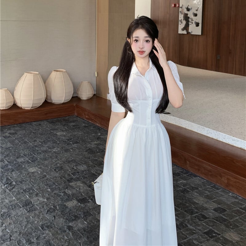 【dress】シャツワンピース　M24668