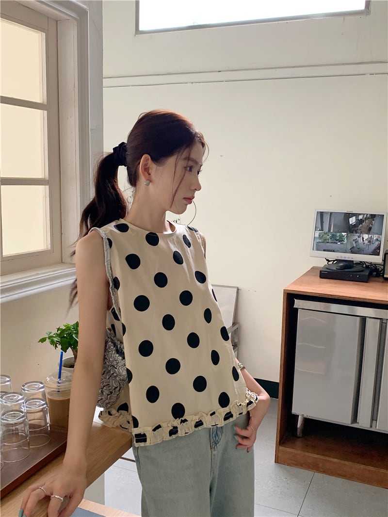 【tops】ノースリーブトップス　M24228