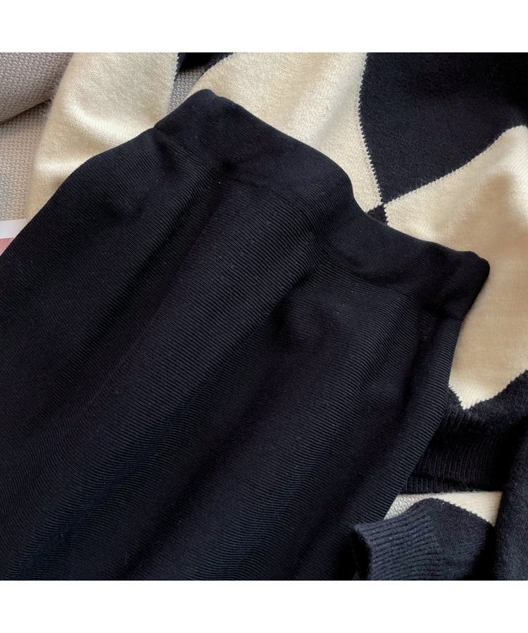 【set】ニットセーター×マーメイドスカートセット　M25416