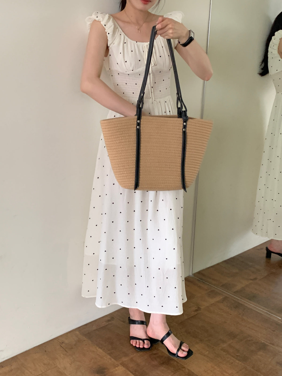 【dress】ハート柄ワンピース　M23885