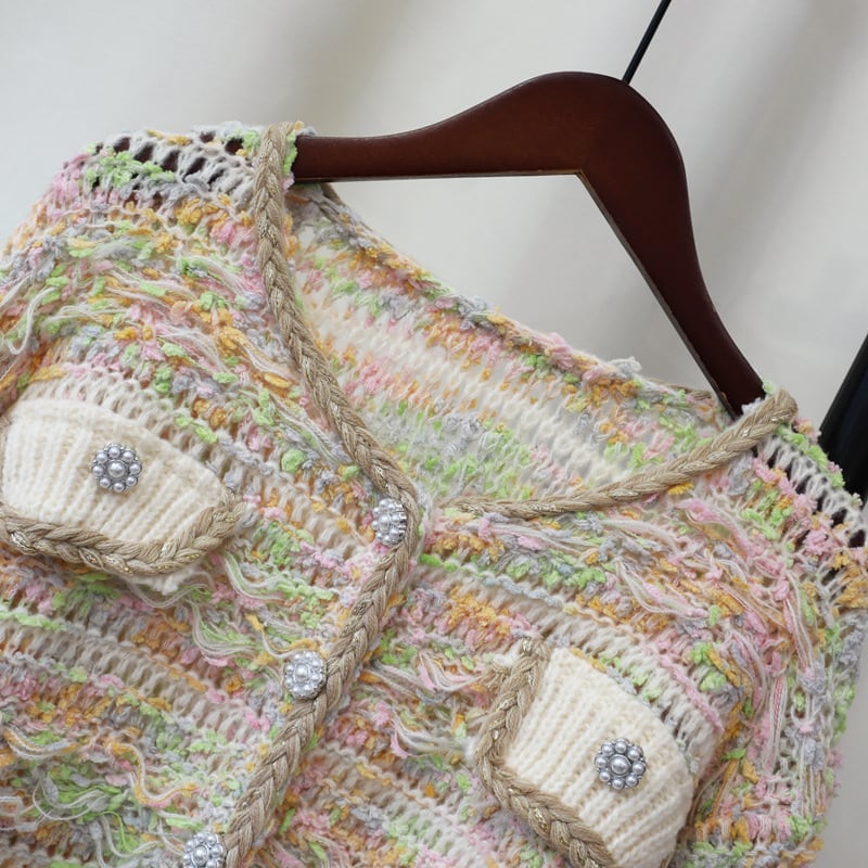 【outer】ニットカーデ　M26124