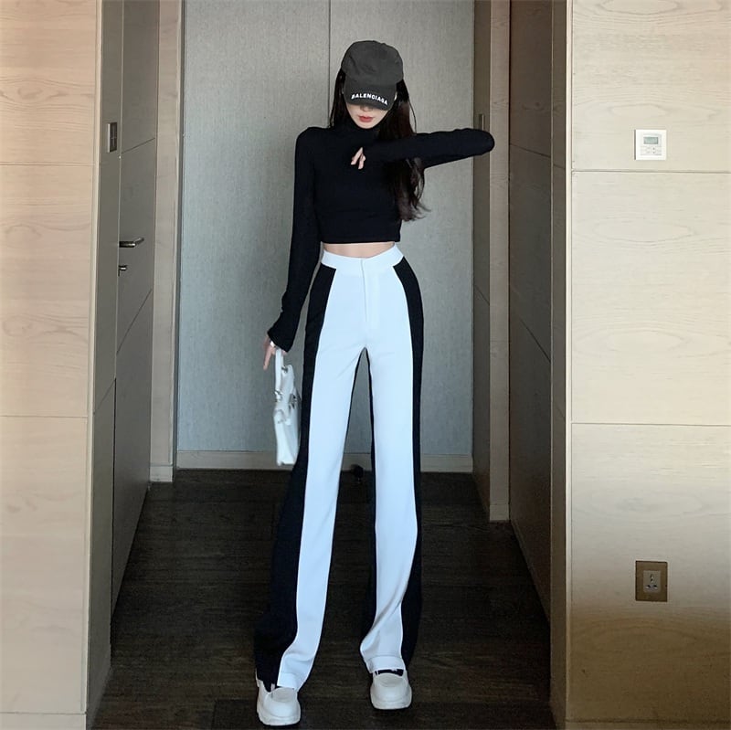 【bottoms】カラーマッチングガウチョパンツG20424