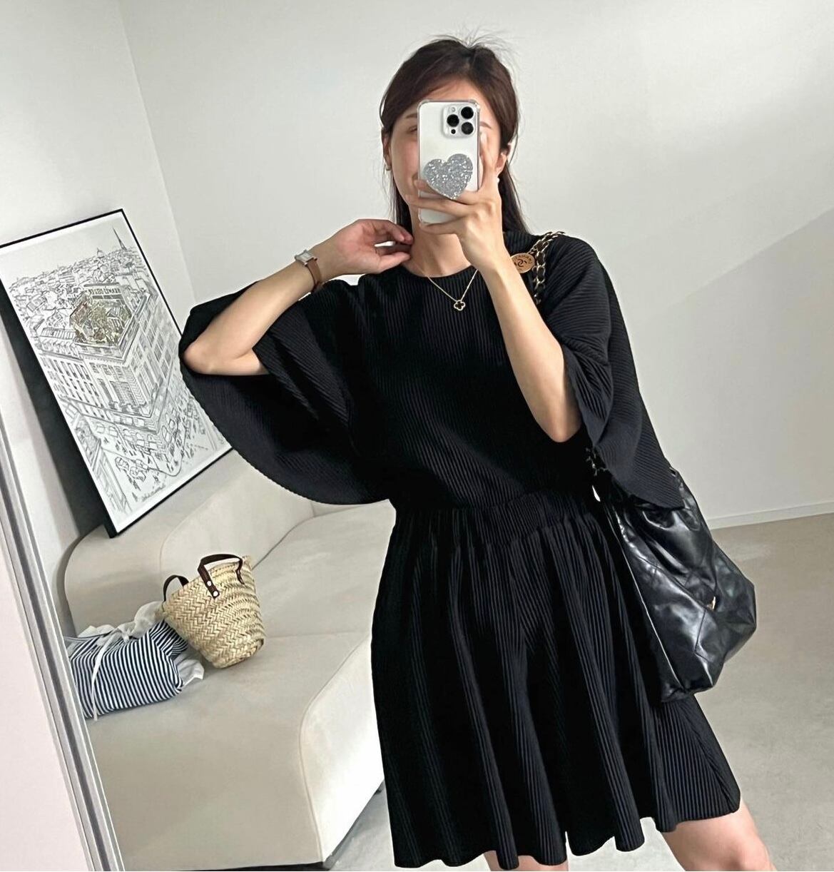 【set】Tシャツ+ショートパンツ２点セットG21375