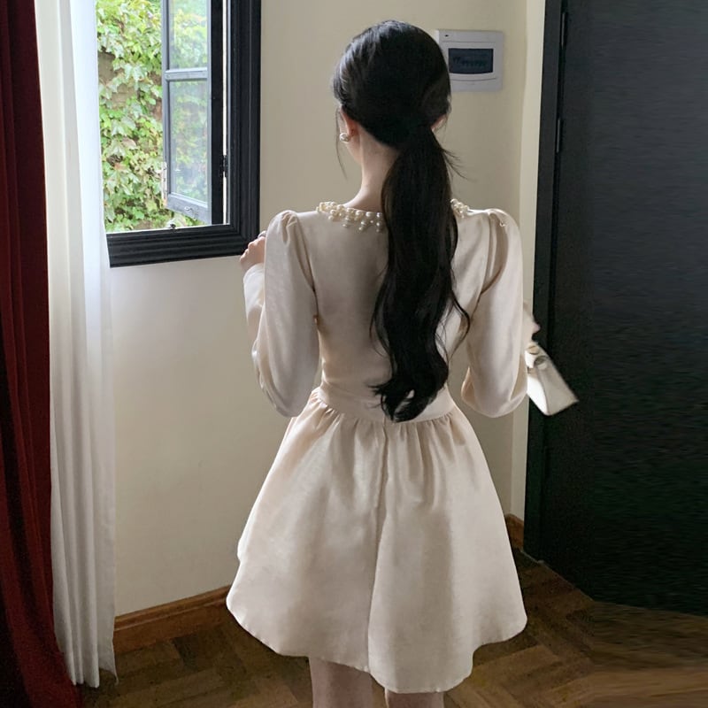 【dress】パールデートワンピース　M26207