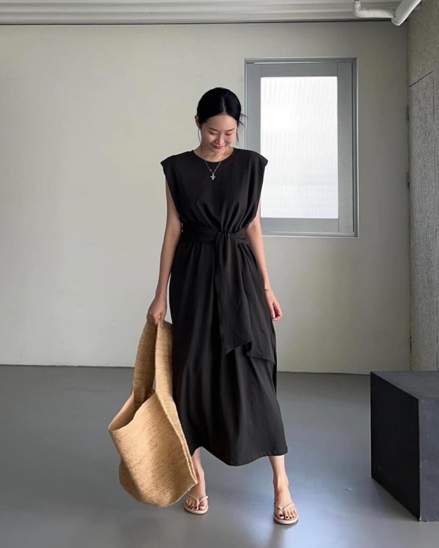 【dress】ノースリーブワンピース　M25068