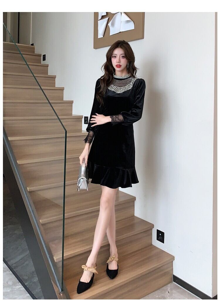 【dress】デートワンピース　M18900