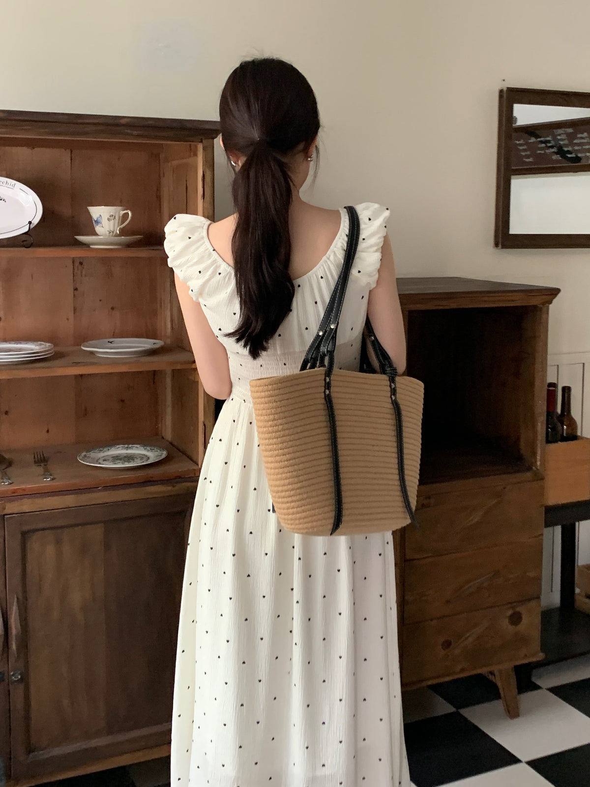 【dress】ハート柄ワンピース　M23885