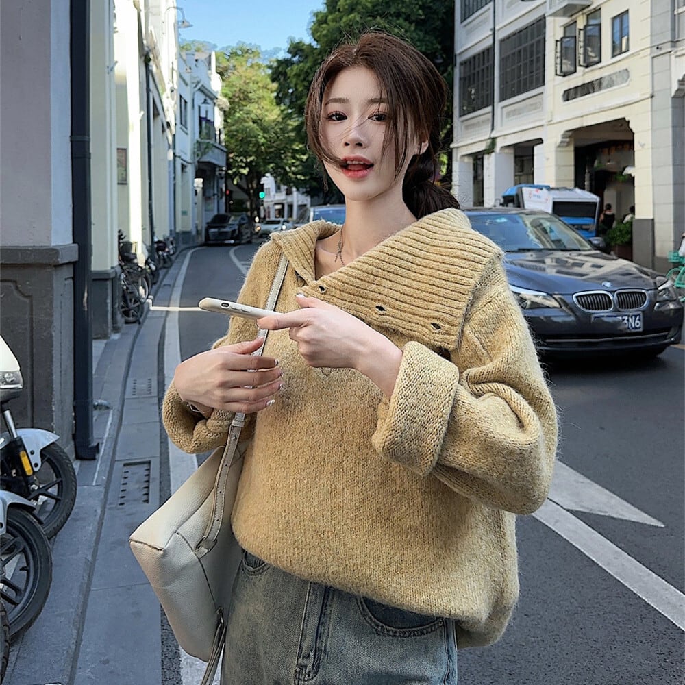 【tops】ニットセーター　M27673