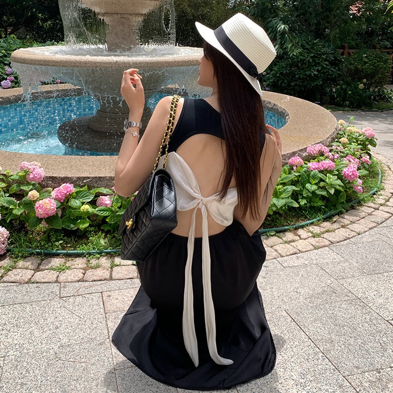 【dress】バックレスワンピース　M24583