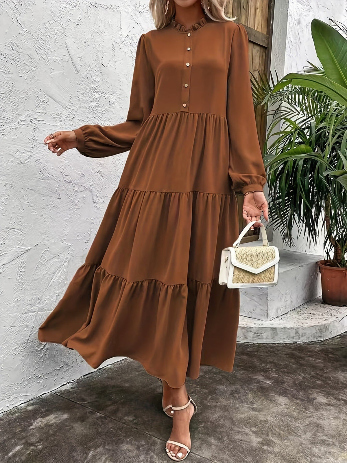 【dress】フリルワンピース　M26347