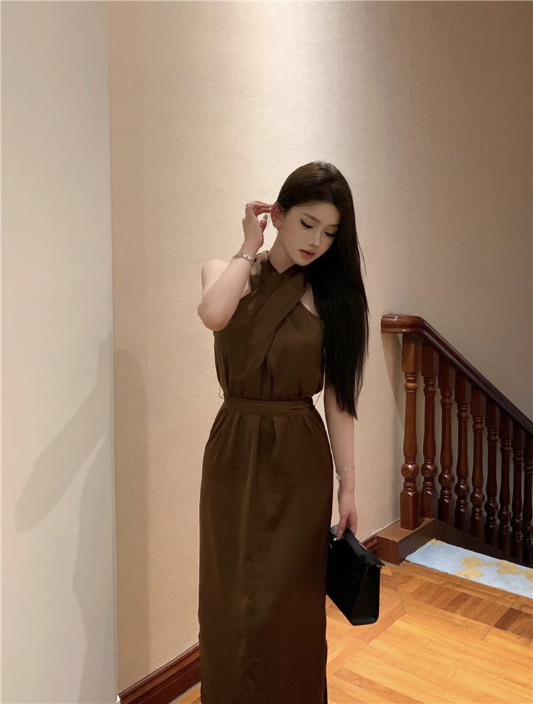 【dress】Aラインキャミワンピース G21084