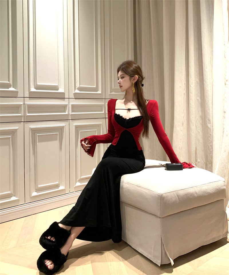 【dress】ドッキングワンピース　M28636
