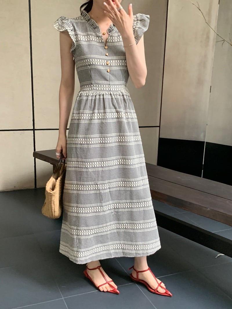 【dress】フリルワンピース　M24461