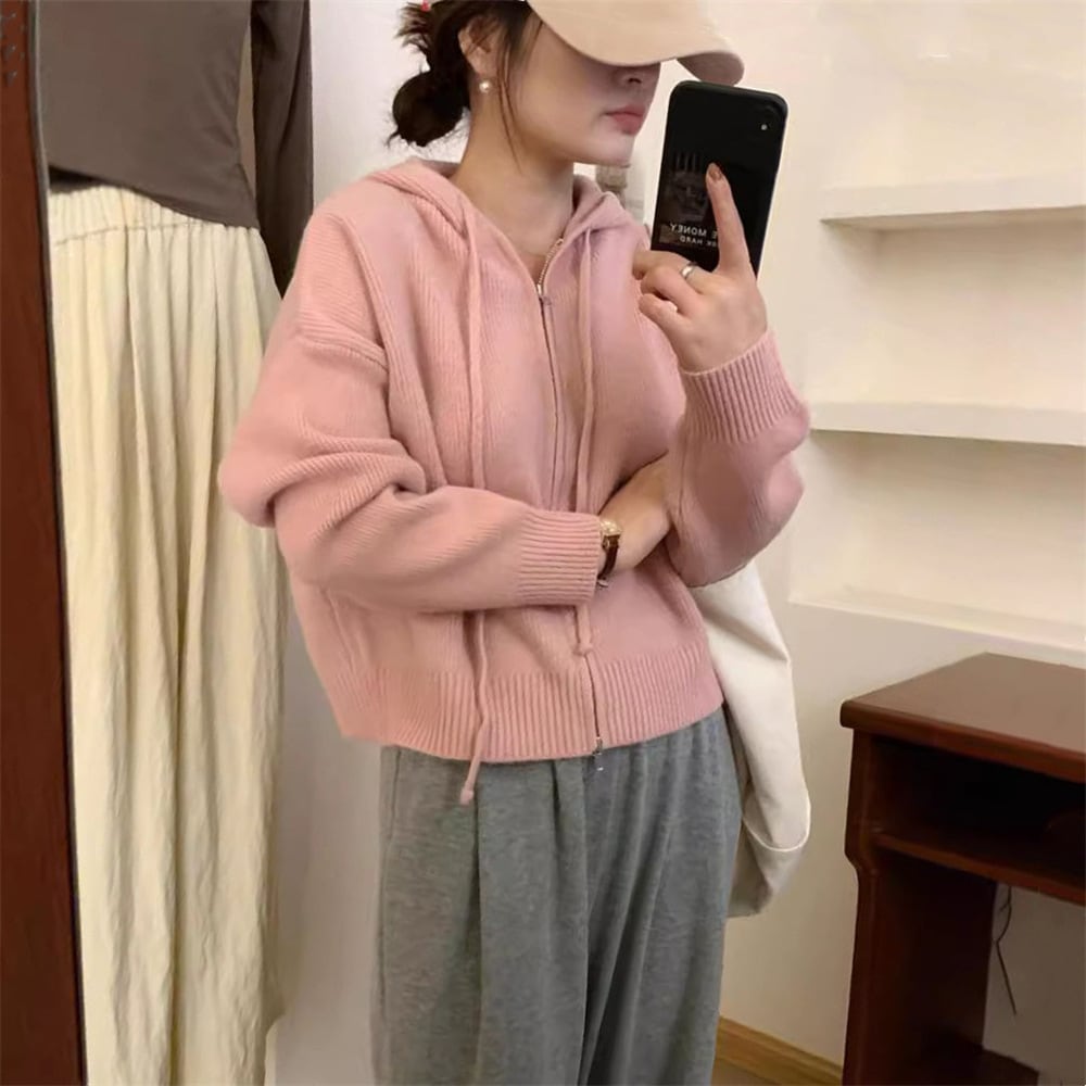 【outer】Wジップニットカーデ　M25963